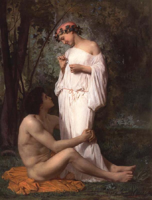 Adolphe William Bouguereau Idyii Norge oil painting art